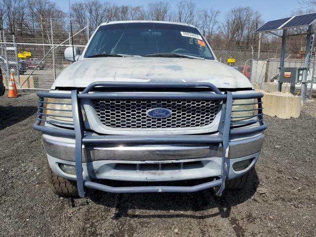 1FTRW08W01KE20989 - 2001 FORD F150 SUPERCREW GRAY photo 5