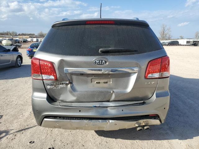 5XYKWDA22CG249560 - 2012 KIA SORENTO SX GRAY photo 6