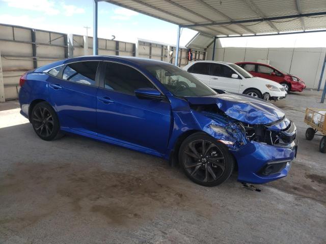 2HGFC2F83LH571350 - 2020 HONDA CIVIC SPORT 蓝色 照片 4
