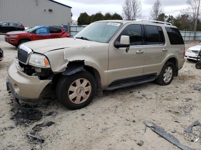 5LMEU68H24ZJ18228 - 2004 LINCOLN AVIATOR TAN photo 1