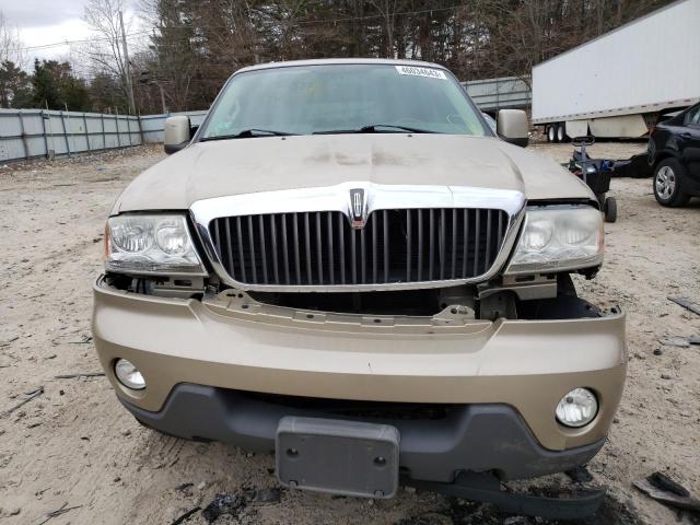 5LMEU68H24ZJ18228 - 2004 LINCOLN AVIATOR TAN photo 5