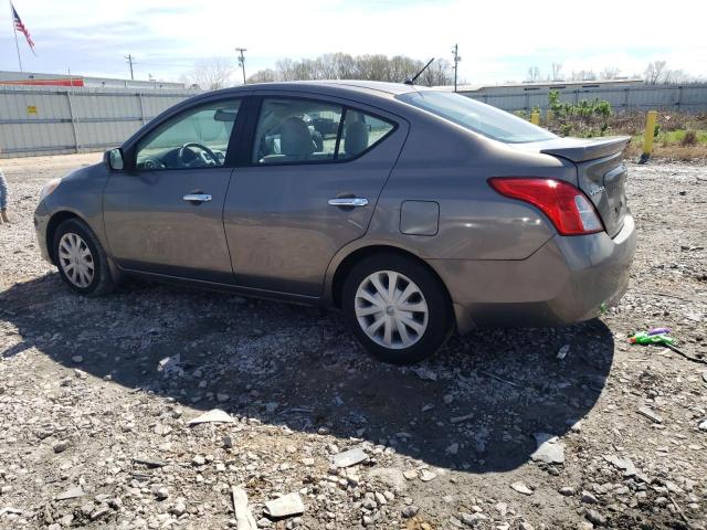 3N1CN7AP7EK462433 - 2014 NISSAN VERSA S GRAY photo 2