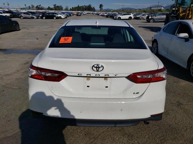 4T1C11AK0LU343416 - 2020 TOYOTA CAMRY LE WHITE photo 6