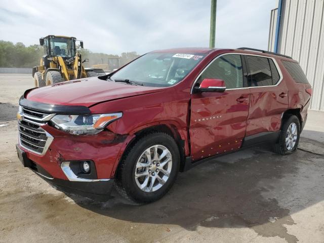 1GNERGKW5KJ302099 - 2019 CHEVROLET TRAVERSE LT RED photo 1