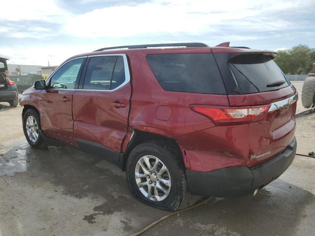 1GNERGKW5KJ302099 - 2019 CHEVROLET TRAVERSE LT RED photo 2