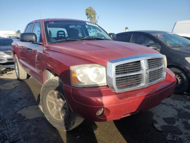 1D7HW48N16S534362 - 2006 DODGE DAKOTA QUAD SLT RED photo 4