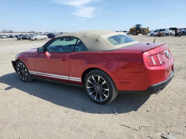 1ZVBP8EM6C5282518 - 2012 FORD MUSTANG RED photo 2