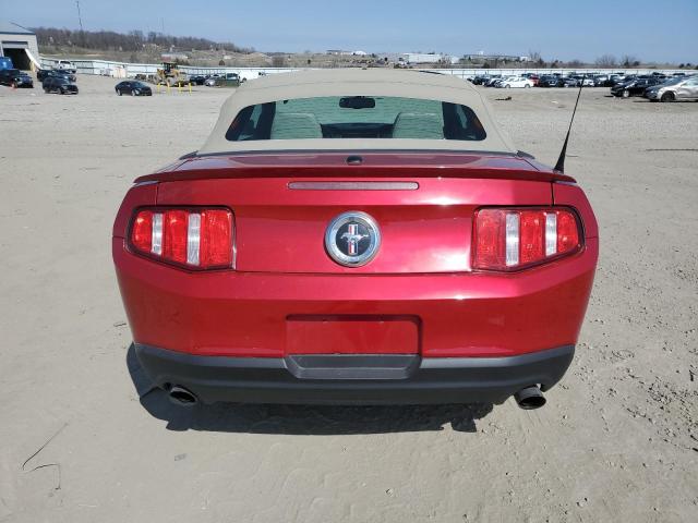 1ZVBP8EM6C5282518 - 2012 FORD MUSTANG RED photo 6