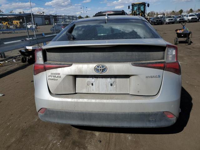 JTDL9RFU8K3007989 - 2019 TOYOTA PRIUS SILVER photo 6