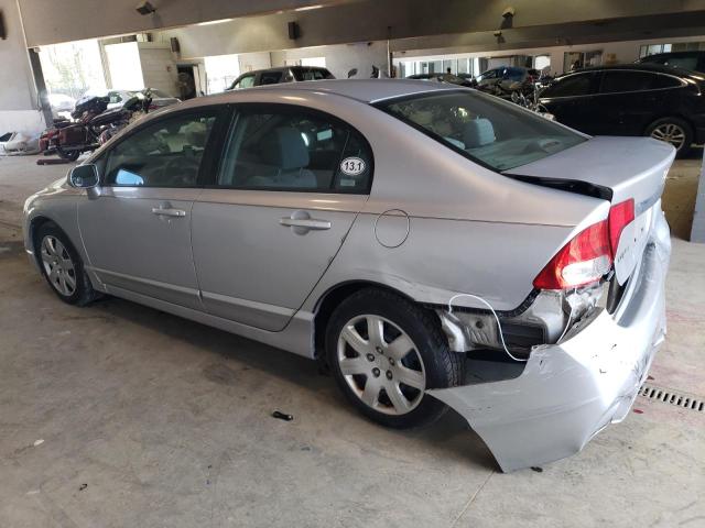 1HGFA165X9L027851 - 2009 HONDA CIVIC LX SILVER photo 2