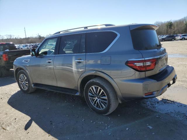 JN8AY2BC4N9161247 - 2022 NISSAN ARMADA SL GRAY photo 2