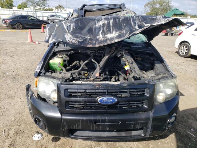 1FMCU0D77AKB31615 - 2010 FORD ESCAPE XLT BLACK photo 5