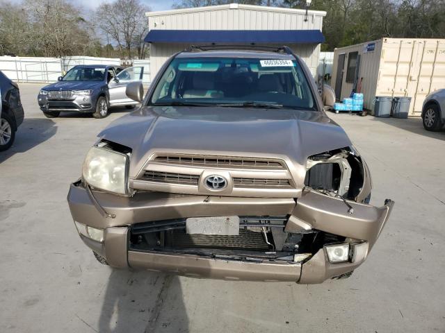 JTEBU17R150072870 - 2005 TOYOTA 4RUNNER LIMITED GOLD photo 5