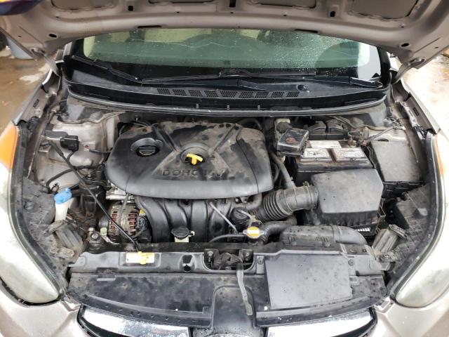 5NPDH4AE3CH142068 - 2012 HYUNDAI ELANTRA GLS TAN photo 11