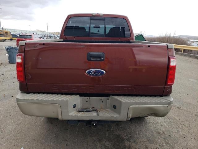 1FTWW31R58EB90741 - 2008 FORD F350 SRW SUPER DUTY BROWN photo 6