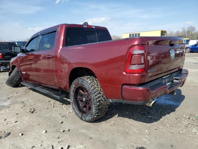 1C6SRFFT5KN558782 - 2019 RAM 1500 BIG HORN/LONE STAR BURGUNDY photo 2