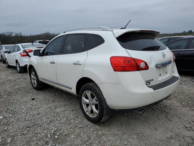 JN8AS5MT2BW152334 - 2011 NISSAN ROGUE S WHITE photo 2