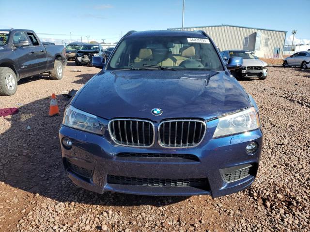 5UXWX9C55D0A08720 - 2013 BMW X3 XDRIVE28I BLUE photo 5