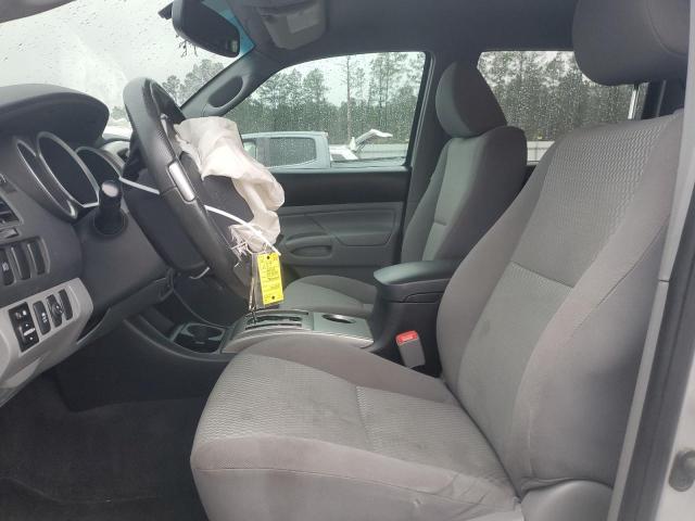 5TFJU4GN1CX018374 - 2012 TOYOTA TACOMA DOUBLE CAB PRERUNNER SILVER photo 7