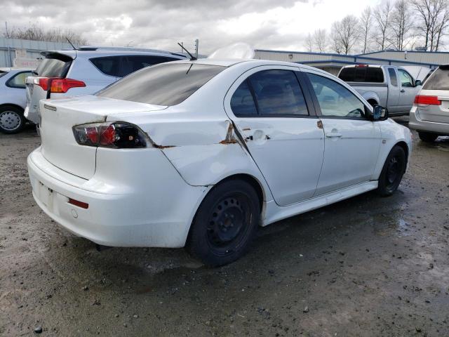 JA32U2FU6BU012523 - 2011 MITSUBISHI LANCER ES/ES SPORT WHITE photo 3