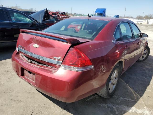 2G1WT58K879196962 - 2007 CHEVROLET IMPALA LT RED photo 3