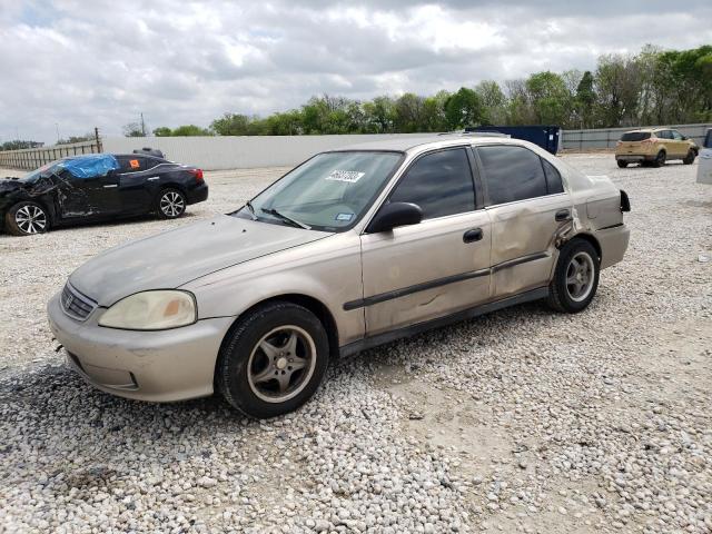 1HGEJ6676YL003247 - 2000 HONDA CIVIC LX TAN photo 1