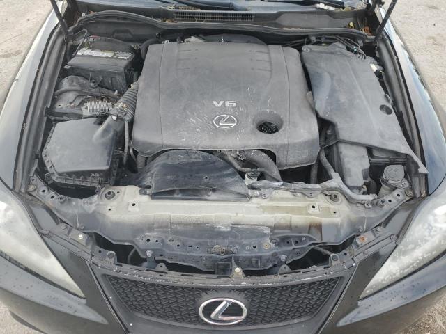 JTHCK262685025042 - 2008 LEXUS IS 250 BLACK photo 11