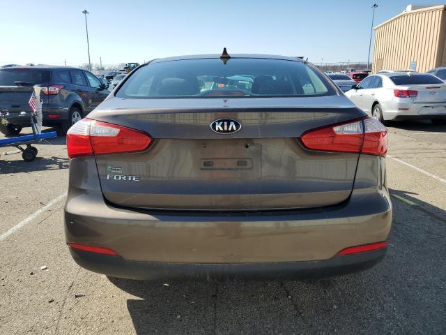 KNAFX4A6XE5225775 - 2014 KIA FORTE LX BROWN photo 6