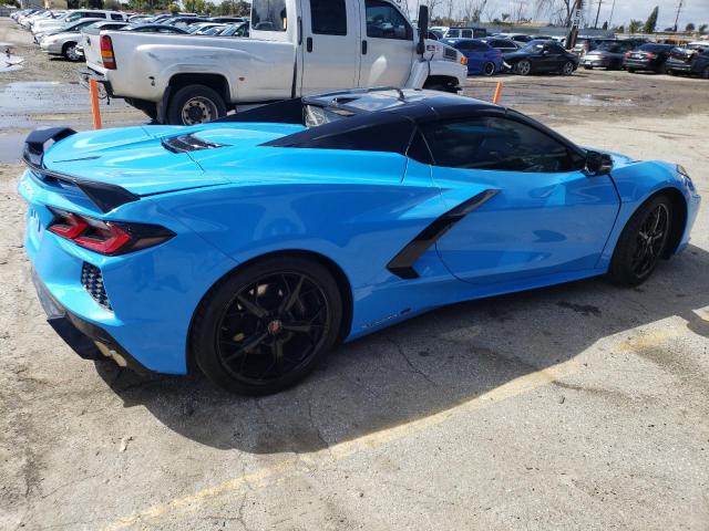 1G1YC3D43N5120323 - 2022 CHEVROLET CORVETTE STINGRAY 3LT BLUE photo 3