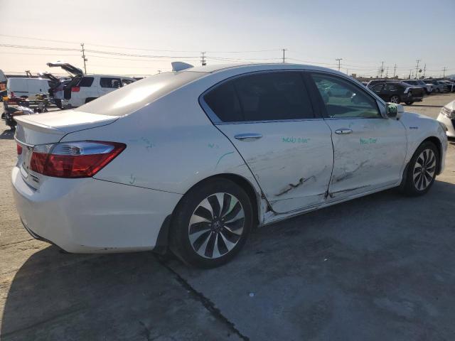 1HGCR6F76FA002074 - 2015 HONDA ACCORD TOURING HYBRID WHITE photo 3