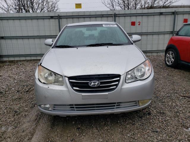 KMHDU4AD0AU901910 - 2010 HYUNDAI ELANTRA BLUE SILVER photo 5