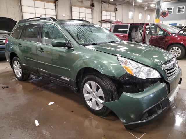 4S4BRCKC5B3437822 - 2011 SUBARU OUTBACK 2.5I LIMITED GREEN photo 4