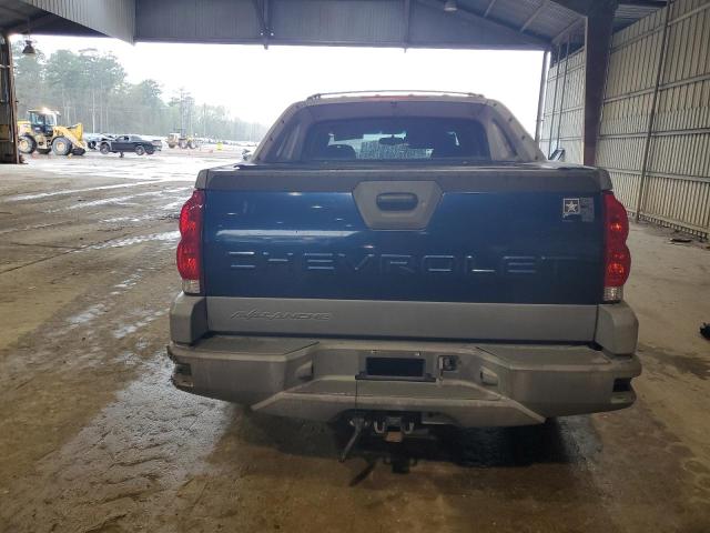 3GNEC13T12G193595 - 2002 CHEVROLET AVALANCHE C1500 BLUE photo 6