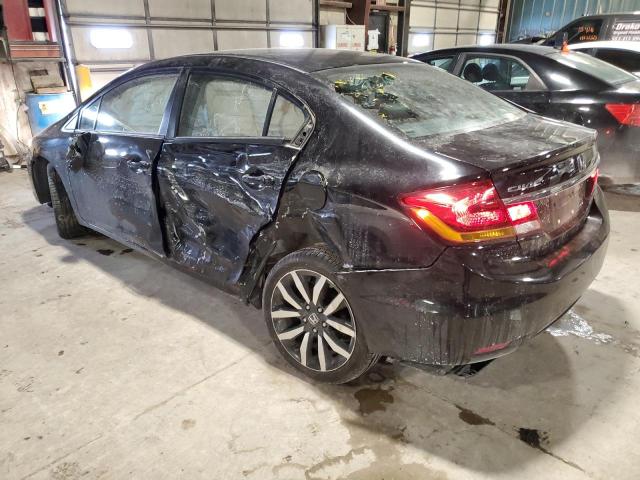19XFB2F91EE067310 - 2014 HONDA CIVIC EXL BLACK photo 2