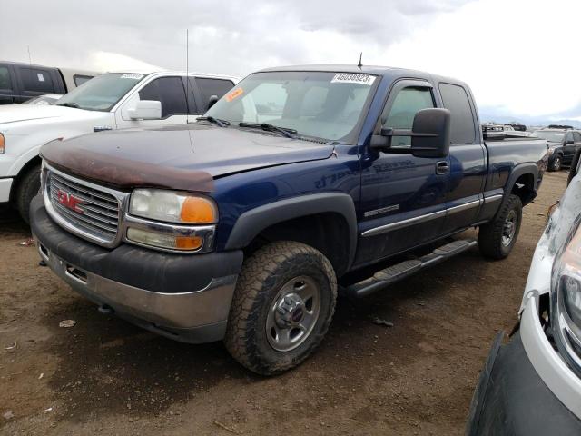 1GTHK29UX1E306304 - 2001 GMC SIERRA K2500 HEAVY DUTY BLUE photo 1