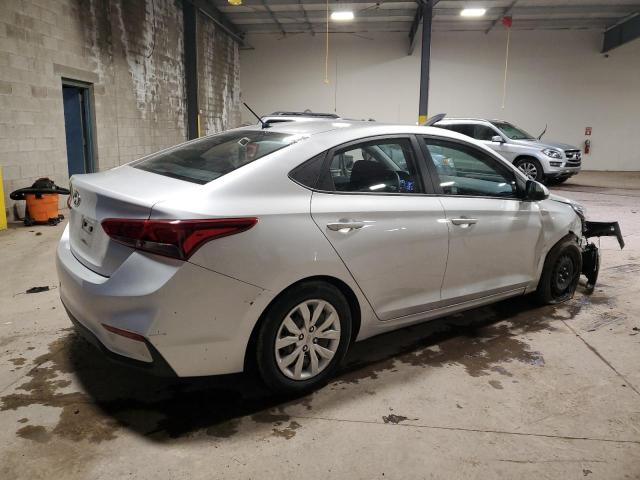 3KPC24A39KE070730 - 2019 HYUNDAI ACCENT SE SILVER photo 3