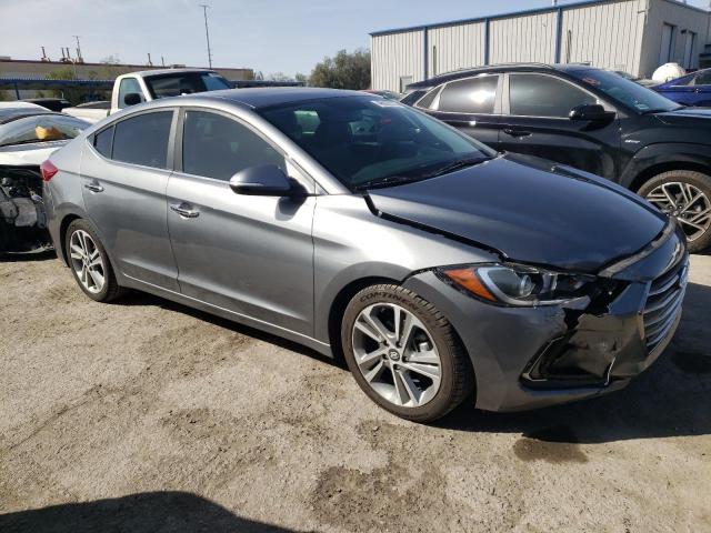 KMHD84LF7HU148941 - 2017 HYUNDAI ELANTRA SE GRAY photo 4