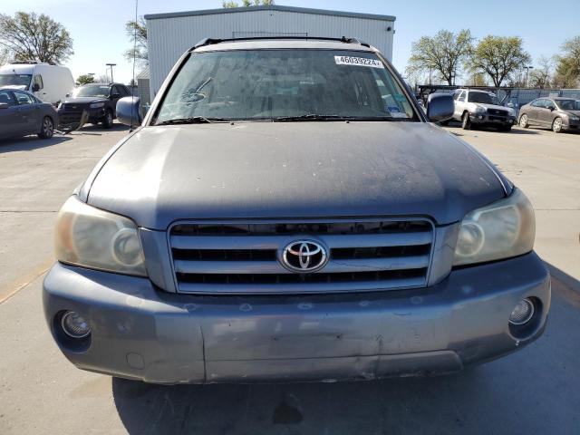 JTEGD21A750117440 - 2005 TOYOTA HIGHLANDER GRAY photo 5