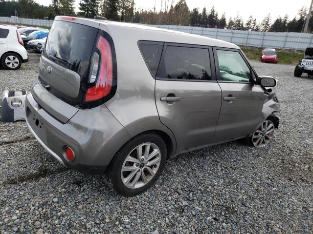 KNDJP3A58J7599170 - 2018 KIA SOUL + GRAY photo 3