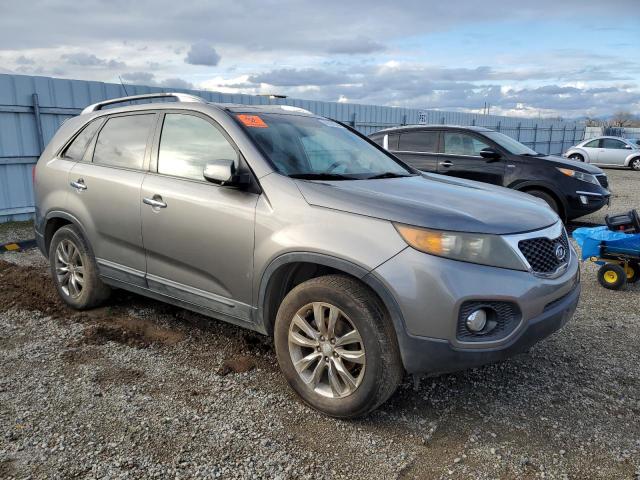 5XYKU4A2XBG041043 - 2011 KIA SORENTO EX GRAY photo 4