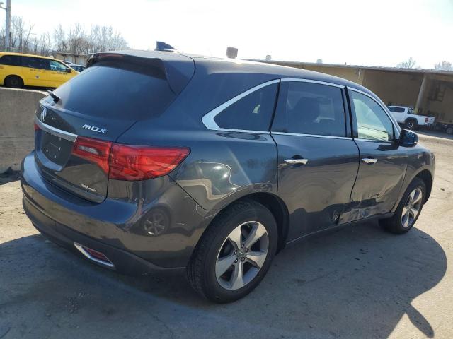 5FRYD4H25EB011720 - 2014 ACURA MDX GRAY photo 3