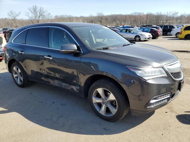 5FRYD4H25EB011720 - 2014 ACURA MDX GRAY photo 4