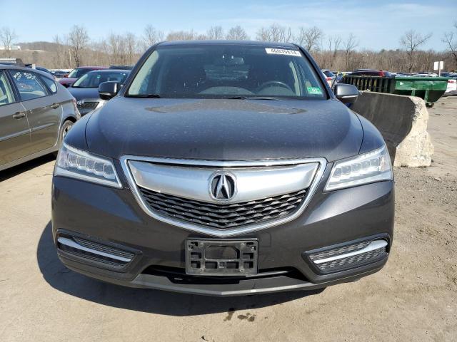 5FRYD4H25EB011720 - 2014 ACURA MDX GRAY photo 5