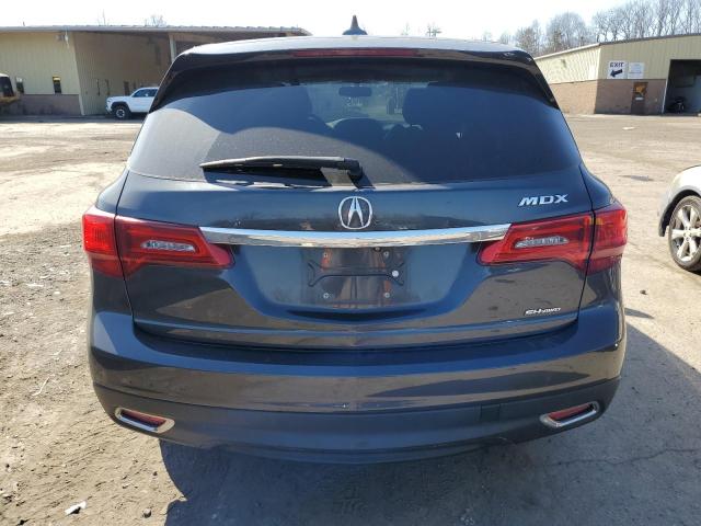 5FRYD4H25EB011720 - 2014 ACURA MDX GRAY photo 6