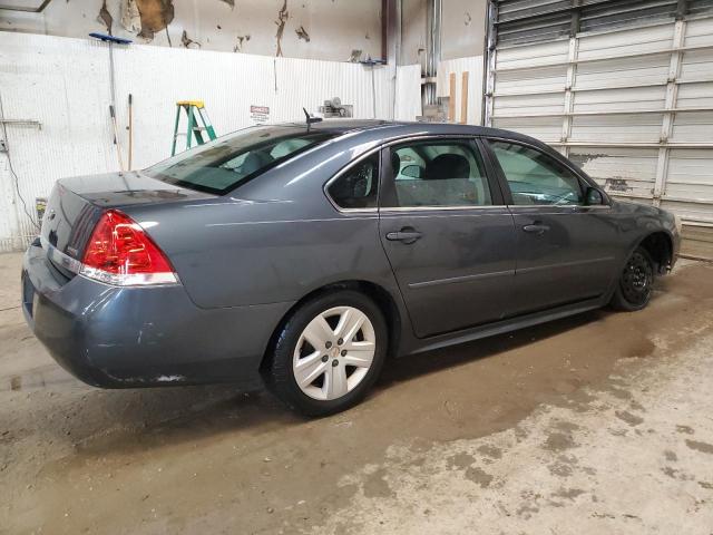 2G1WA5EK1B1123756 - 2011 CHEVROLET IMPALA LS GRAY photo 3