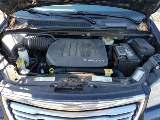 2C4RC1CG5DR509834 - 2013 CHRYSLER TOWN & COU TOURING L BLUE photo 12