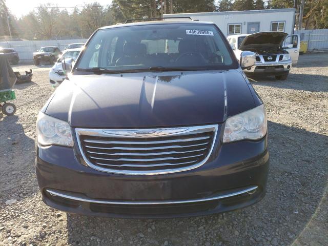 2C4RC1CG5DR509834 - 2013 CHRYSLER TOWN & COU TOURING L BLUE photo 5