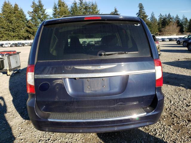 2C4RC1CG5DR509834 - 2013 CHRYSLER TOWN & COU TOURING L BLUE photo 6