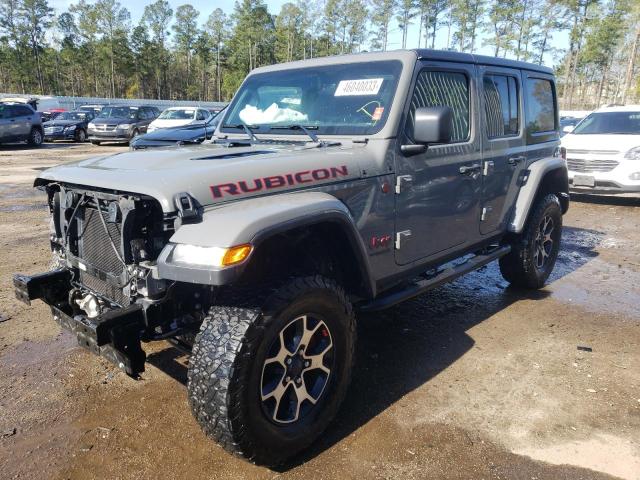 1C4HJXFG8LW188572 - 2020 JEEP WRANGLER RUBICON GRAY photo 1