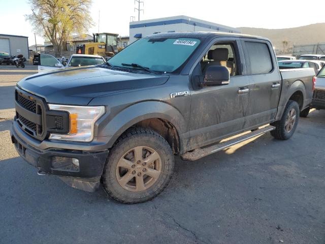 1FTEW1EG3JKD68632 - 2018 FORD F150 SUPERCREW GRAY photo 1